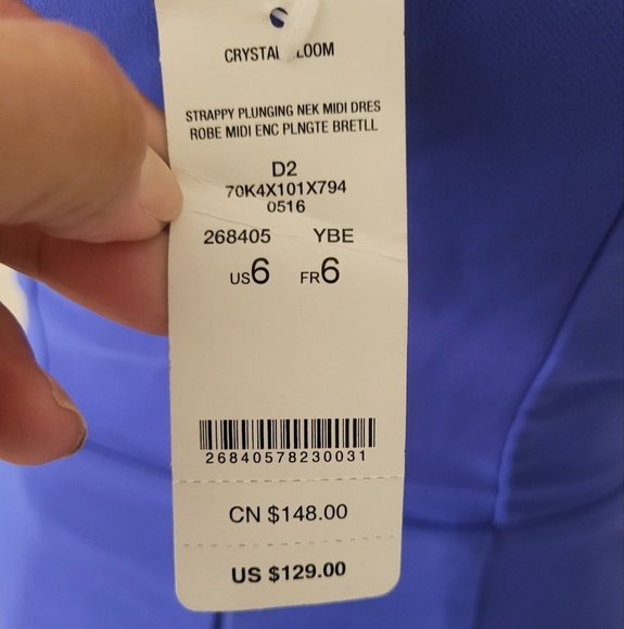 💜NWT Bebe Dress - Picture 2 of 2